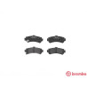 Jogo de 4 pastilhas de freio BREMBO P 56 035