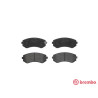 Jogo de 4 pastilhas de freio BREMBO P 56 039