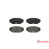 Jogo de 4 pastilhas de freio BREMBO P 56 045