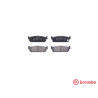 Jogo de 4 pastilhas de freio BREMBO P 56 067