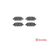 Jogo de 4 pastilhas de freio BREMBO P 56 068