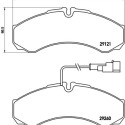 Jogo de 4 pastilhas de freio BREMBO P 56 069