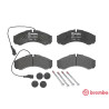Jogo de 4 pastilhas de freio BREMBO P 56 069