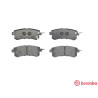 Jogo de 4 pastilhas de freio BREMBO P 56 082