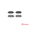 Jogo de 4 pastilhas de freio BREMBO P 56 087