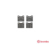 Jogo de 4 pastilhas de freio BREMBO P 59 001