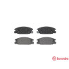 Jogo de 4 pastilhas de freio BREMBO P 59 015