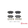 Jogo de 4 pastilhas de freio BREMBO P 59 057