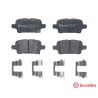Jogo de 4 pastilhas de freio BREMBO P 59 090