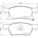 Jogo de 4 pastilhas de freio BREMBO P 59 092