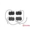 Jogo de 4 pastilhas de freio BREMBO P 61 041