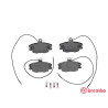 Jogo de 4 pastilhas de freio BREMBO P 61 043