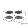Jogo de 4 pastilhas de freio BREMBO P 61 056