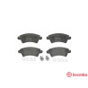 Jogo de 4 pastilhas de freio BREMBO P 61 067