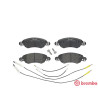 Jogo de 4 pastilhas de freio BREMBO P 61 070