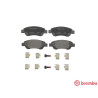 Jogo de 4 pastilhas de freio BREMBO P 61 081