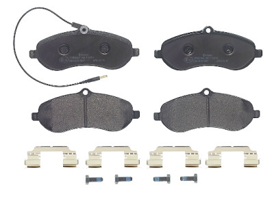 Jogo de 4 pastilhas de freio BREMBO P 61 096
