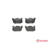 Jogo de 4 pastilhas de freio BREMBO P 61 097