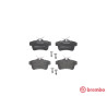Jogo de 4 pastilhas de freio BREMBO P 61 114