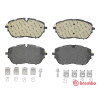 Jogo de 4 pastilhas de freio BREMBO P 61 128