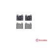 Jogo de 4 pastilhas de freio BREMBO P 65 001