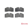 Jogo de 4 pastilhas de freio BREMBO P 65 005