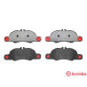 Jogo de 4 pastilhas de freio BREMBO P 65 018