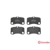 Jogo de 4 pastilhas de freio BREMBO P 65 022