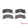 Jogo de 4 pastilhas de freio BREMBO P 65 025