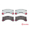 Jogo de 4 pastilhas de freio BREMBO P 65 026