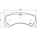 Jogo de 4 pastilhas de freio BREMBO P 65 033