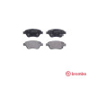 Jogo de 4 pastilhas de freio BREMBO P 66 001