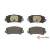 Jogo de 4 pastilhas de freio BREMBO P 68 002