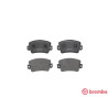 Jogo de 4 pastilhas de freio BREMBO P 68 007