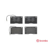 Jogo de 4 pastilhas de freio BREMBO P 68 012
