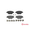 Jogo de 4 pastilhas de freio BREMBO P 68 031