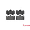 Jogo de 4 pastilhas de freio BREMBO P 68 051