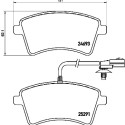 Jogo de 4 pastilhas de freio BREMBO P 68 058