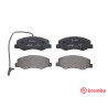 Jogo de 4 pastilhas de freio BREMBO P 68 061