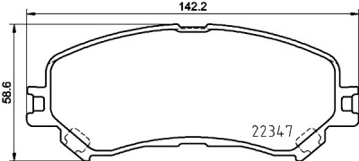 Conjunto de 4 pastilhas de freio BREMBO P 68 067