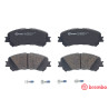 Jogo de 4 pastilhas de freio BREMBO P 68 067
