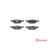 Jogo de 4 pastilhas de freio BREMBO P 71 003