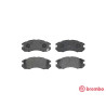 Jogo de 4 pastilhas de freio BREMBO P 78 004