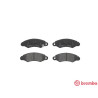 Jogo de 4 pastilhas de freio BREMBO P 78 012