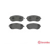 Jogo de 4 pastilhas de freio BREMBO P 78 013