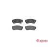 Jogo de 4 pastilhas de freio BREMBO P 79 005