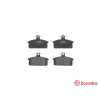Jogo de 4 pastilhas de freio BREMBO P 79 007