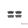 Jogo de 4 pastilhas de freio BREMBO P 79 012