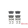 Jogo de 4 pastilhas de freio BREMBO P 79 027