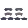 Jogo de 4 pastilhas de freio BREMBO P 82 004